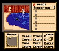 une photo d'Ã©cran de Shadowgate sur Nintendo Nes